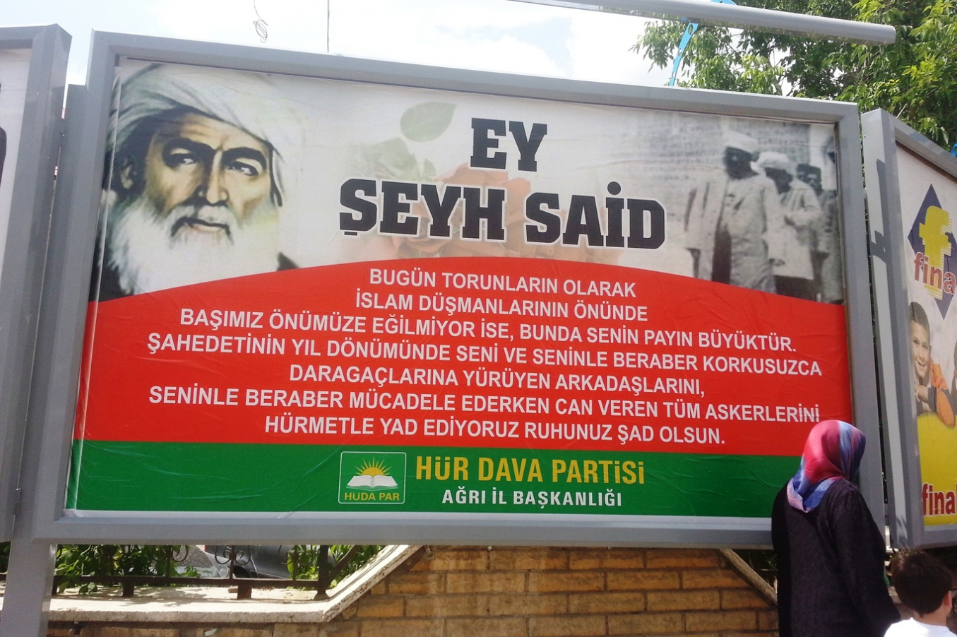 HÜDA PAR Ağrı il Başkanlığı Şeyh Said’i andı